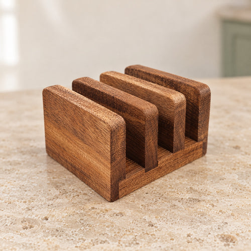 Acacia board stand