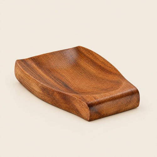 Teak spoon rest